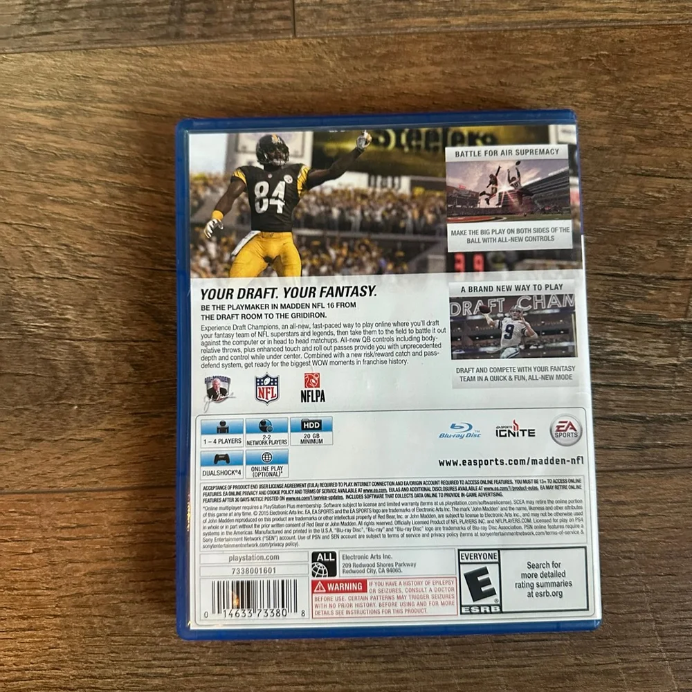EA Sports Madden NFL 16 PS4 Video Game